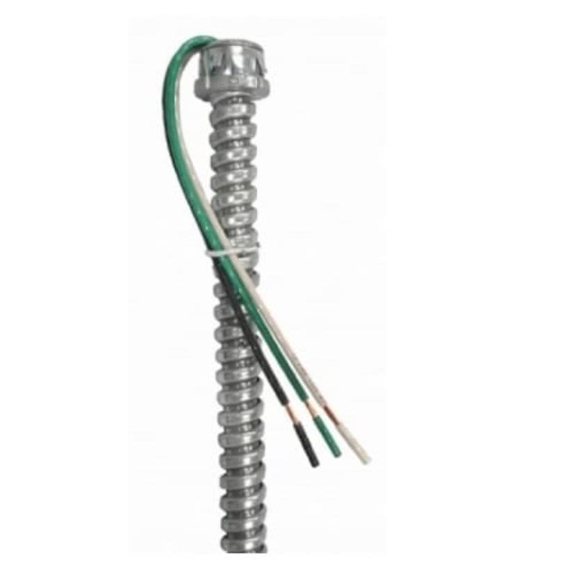 Engineered Products EPCO EPW1463AD-277V 14/3 6'FIXTURE WHIP STR ORANGE-GRAY-GREEN SNAP CONNECT